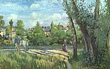 Sunlight on the Road Pontoise by Camille Pissarro